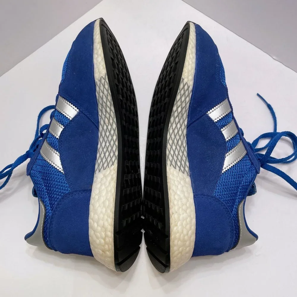 Adidas Marathon 5923 Collegiate Royal Blue & Silver Sneaker Shoes G26782 Size: 7